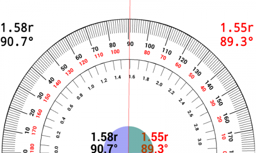 اسکرین شات برنامه Protractor 1