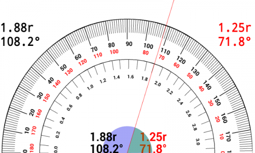 اسکرین شات برنامه Protractor 3