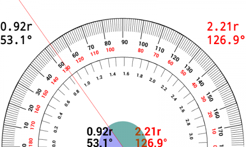 اسکرین شات برنامه Protractor 2