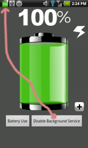 اسکرین شات برنامه Battery Indicator 3