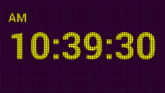 اسکرین شات برنامه LED Digital Table Clock 7