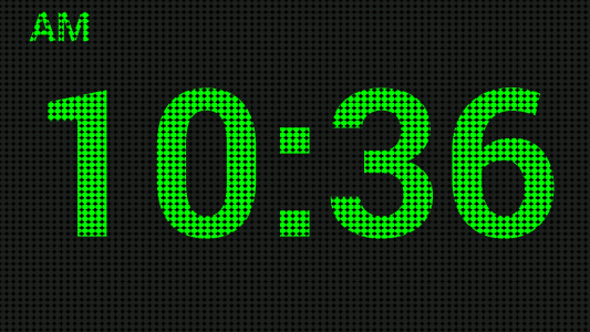 اسکرین شات برنامه LED Digital Table Clock 1