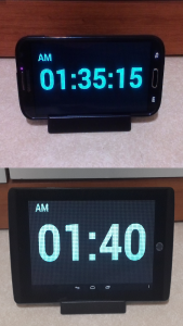 اسکرین شات برنامه LED Digital Table Clock 4