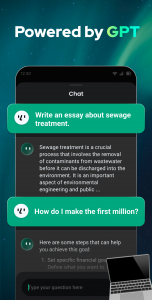 اسکرین شات 2 برنامه Open Chat - AI bot app