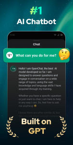 اسکرین شات برنامه Open Chat - AI bot app 1