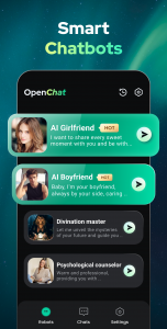 اسکرین شات 6 برنامه Open Chat - AI bot app