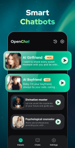 اسکرین شات 6 برنامه Open Chat - AI bot app