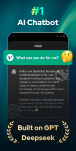 اسکرین شات 1 برنامه Open Chat - AI bot app