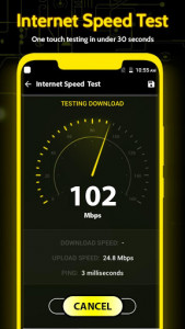اسکرین شات برنامه Internet Speed Meter 5