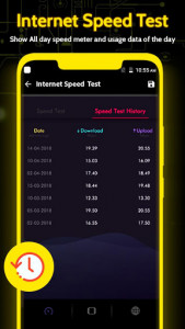 اسکرین شات برنامه Internet Speed Meter 3