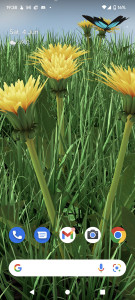 اسکرین شات 2 برنامه Spring Flowers 3D LWP