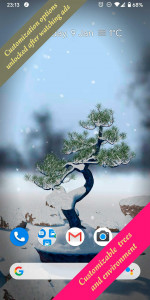 اسکرین شات 3 برنامه Bonsai 3D Live Wallpaper