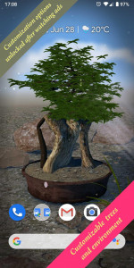 اسکرین شات برنامه Bonsai 3D Live Wallpaper 6