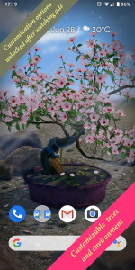 اسکرین شات برنامه Bonsai 3D Live Wallpaper 2