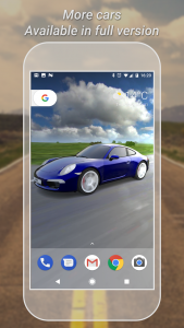 اسکرین شات برنامه 3D Car Live Wallpaper Lite 4