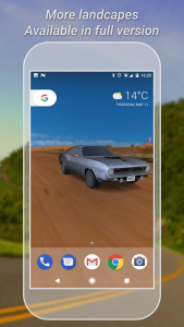 اسکرین شات برنامه 3D Car Live Wallpaper Lite 6