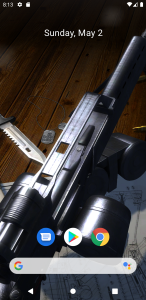 اسکرین شات 5 برنامه 3D Guns Live Wallpaper