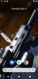 اسکرین شات برنامه 3D Guns Live Wallpaper 5