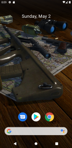اسکرین شات برنامه 3D Guns Live Wallpaper 2