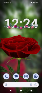 اسکرین شات 6 برنامه 3D Rose Live Wallpaper Lite