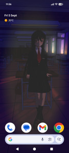 اسکرین شات 1 برنامه Anime School 3D