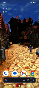 اسکرین شات 2 برنامه Cartoon Village 3D