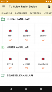 اسکرین شات برنامه Turkish TV Guide Radio Zodiac 4