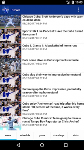 اسکرین شات برنامه Chicago Baseball - Cubs Edition 1