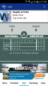 اسکرین شات برنامه Chicago Baseball - Cubs Edition 5
