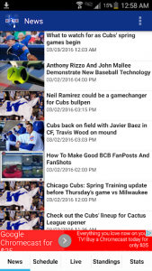 اسکرین شات برنامه Chicago Baseball - Cubs Edition 7