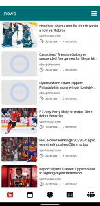 اسکرین شات 1 برنامه San Jose Hockey Sharks Edition