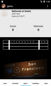 اسکرین شات برنامه San Francisco Baseball Giants Edition 2
