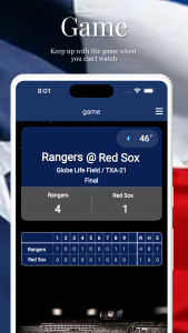 اسکرین شات 2 برنامه Texas Baseball - Rangers