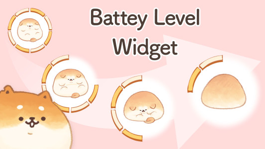 اسکرین شات 2 برنامه Battery widget Cute Characters