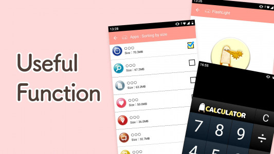 اسکرین شات 4 برنامه Battery widget Cute Characters