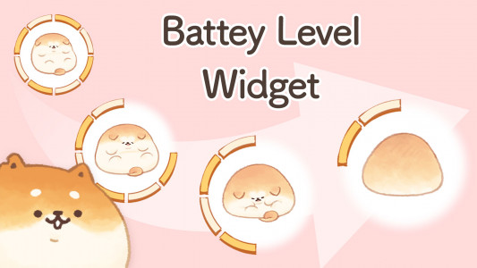 اسکرین شات 2 برنامه Battery widget Cute Characters