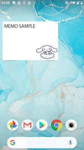 اسکرین شات 1 برنامه Notepad Cinnamoroll