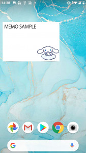 اسکرین شات برنامه Notepad Cinnamoroll 1