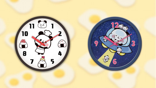 اسکرین شات برنامه Analog Clock Mochi Mochi Panda 6