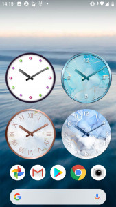 اسکرین شات برنامه Analog clocks widget – simple 7