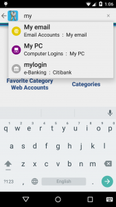 اسکرین شات 7 برنامه aWallet Password Manager