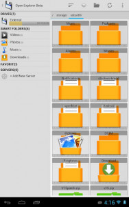 اسکرین شات برنامه Open Explorer Beta 2