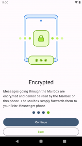 اسکرین شات 4 برنامه Briar Mailbox