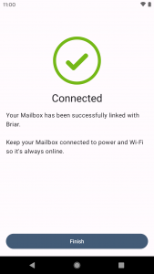 اسکرین شات 6 برنامه Briar Mailbox