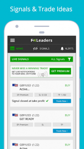 اسکرین شات برنامه Live Forex Signals - FX Leaders 1