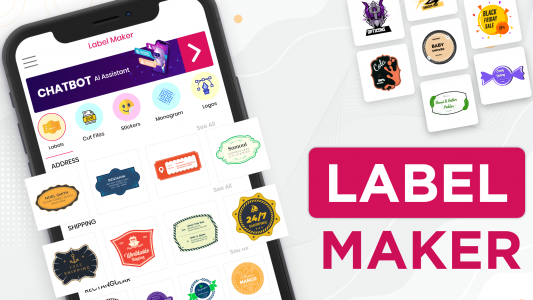 اسکرین شات 1 برنامه Label Maker : Design & Printer
