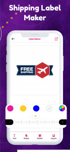 اسکرین شات 3 برنامه Label Maker Apps & Label Print