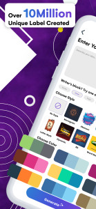 اسکرین شات 1 برنامه Label Maker Apps & Label Print