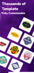 اسکرین شات 4 برنامه Label Maker Apps & Label Print