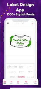 اسکرین شات 5 برنامه Label Maker Apps & Label Print